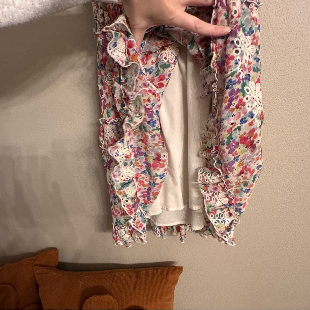 BTFL-LIFE‎ Off Shoulder Ruffle Embroidered Dress - Picture 6 of 10